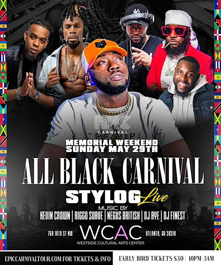 ALL BLACK CARNIVAL | Memorial Sunday All Black Party Atlanta image