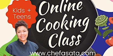 Cooking w Chef Asata (Kids/Teens) CurryBasilGarlicNoodles primary image