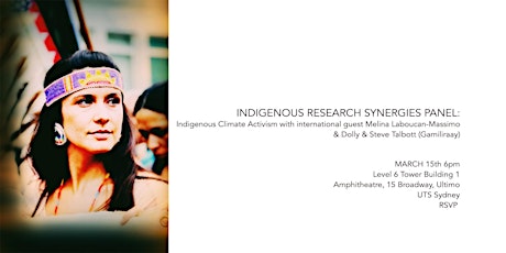 INDIGENOUS RESEARCH SYNERGIES PANEL: Indigenous Climate Activism with international guest Melina Laboucan-Massimo (Lubicon Cree) primary image