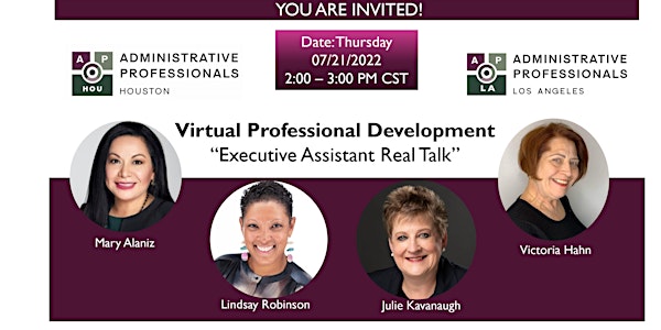 Administrative Professionals Virtual Development - Free (2022 July)
