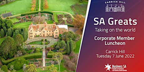 Exclusive Corporate Lunch Series: SA Greats taking on the world