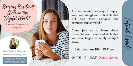 Raising Resilient Girls in the Digital World tickets