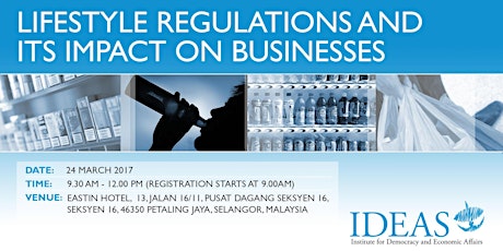 Lifestyle Regulations and Impacts on Businesses A Public Seminar primary image