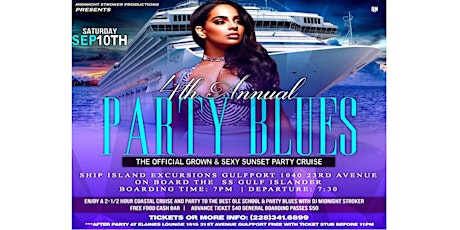 Party Blues Sunset Cruise tickets
