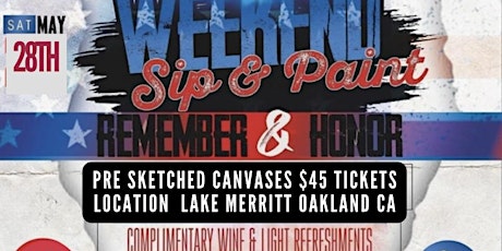 Memorial Day sip, paint and shop! tickets