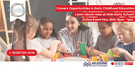 Careers Opportunities in Early Childhood Education with Nido Early School tickets