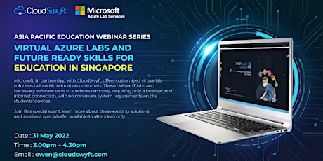 Asia Pacific Education Webinar Series-Virtual Azure Labs for Education tickets