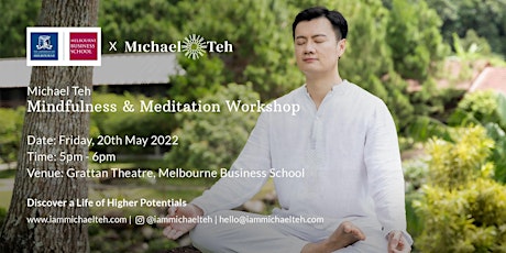 Mindfulness Workshop by Michael Teh for BioDesign Founders and MBA tickets