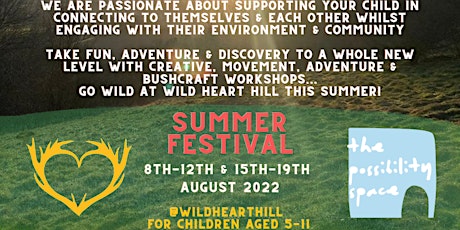 The Possibility Space - SUMMER FESTIVAL (children aged 5-11)