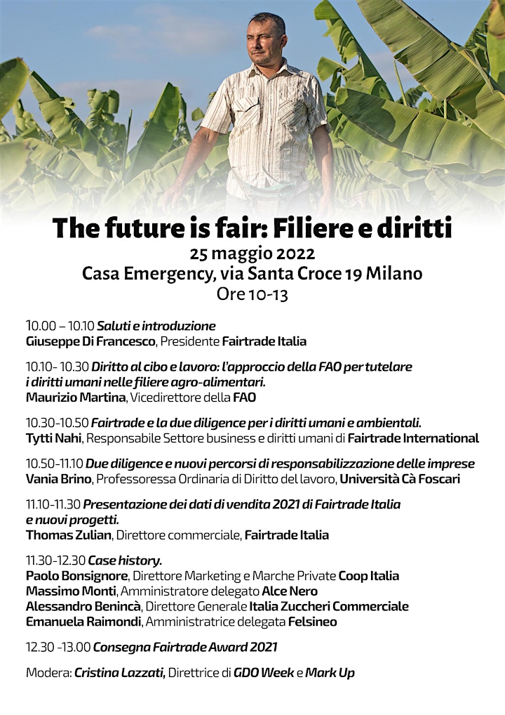 Immagine The future is fair: Annual Report Meeting 2022 di Fairtrade Italia