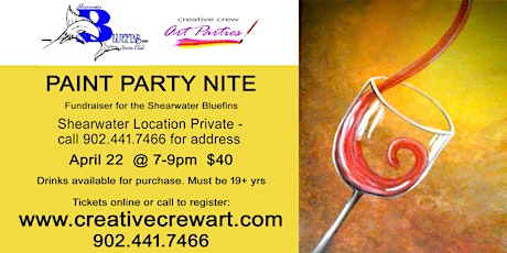 Private Paint Party Nite Fundraiser for the Shearwater BlueFins primary image