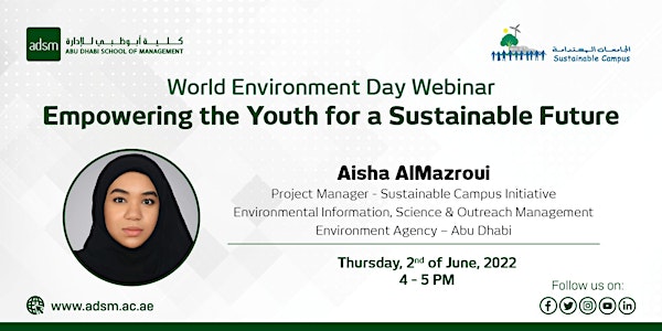 World Environment Day Webinar: Empowering Youth for a Sustainable Future