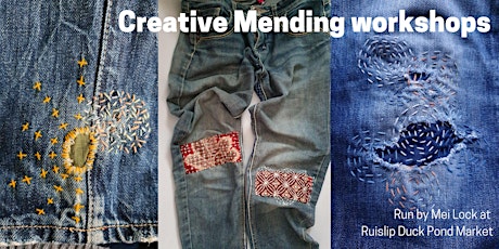 Creative mending: patches, embroidery and appliqué tickets
