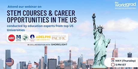 Webinar on STEM Courses and Career Opportunities in the USA tickets