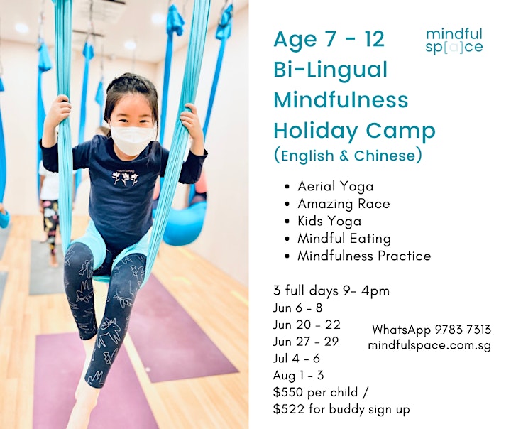 Mindfulness Holiday Camp (Age 7 - 12) image