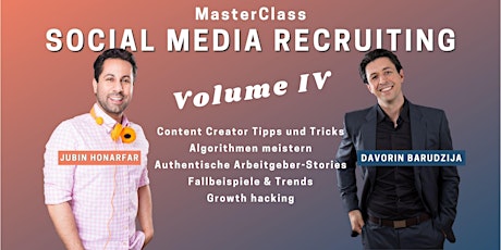 Hauptbild für MasterClass Social Media Recruiting - Vol. IV
