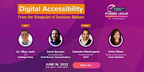 Power Hour - Digital Accessibility: From the Viewpoint of Decision-Makers biglietti