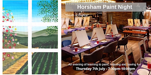 Horsham Paint Night - "South of France"