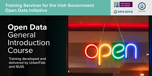 ONLINE Ireland OD Initiative - Introduction to Open Data (4 Oct 22)