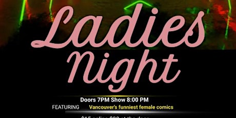 Comedy Ring Ladies Night  LIVE STAND-UP COMEDY 8PM tickets
