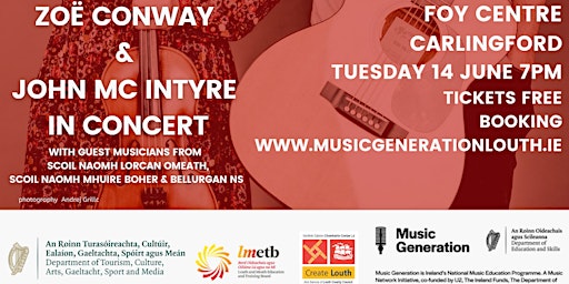 Zoë Conway and John Mc Intyre in Concert;  St Fechin's GAA  Termonfeckin