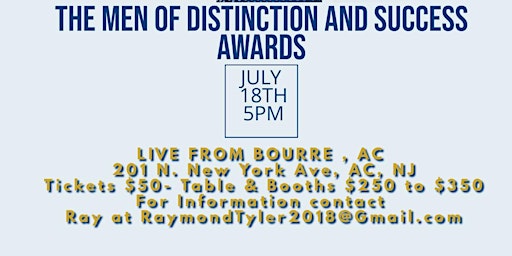 The Men Of Distinction and Success Awards-Atlantic City