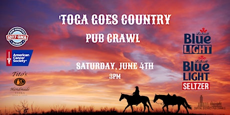 'Toga Goes Country Pub Crawl tickets