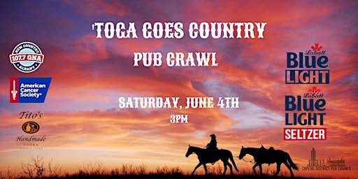 'Toga Goes Country Pub Crawl