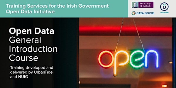 ONLINE Ireland OD Initiative - Introduction to Open Data (1 Sep 22)