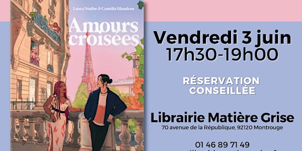 Dédicace Amours croisées - Laura Nsafou et Camélia Blandeau