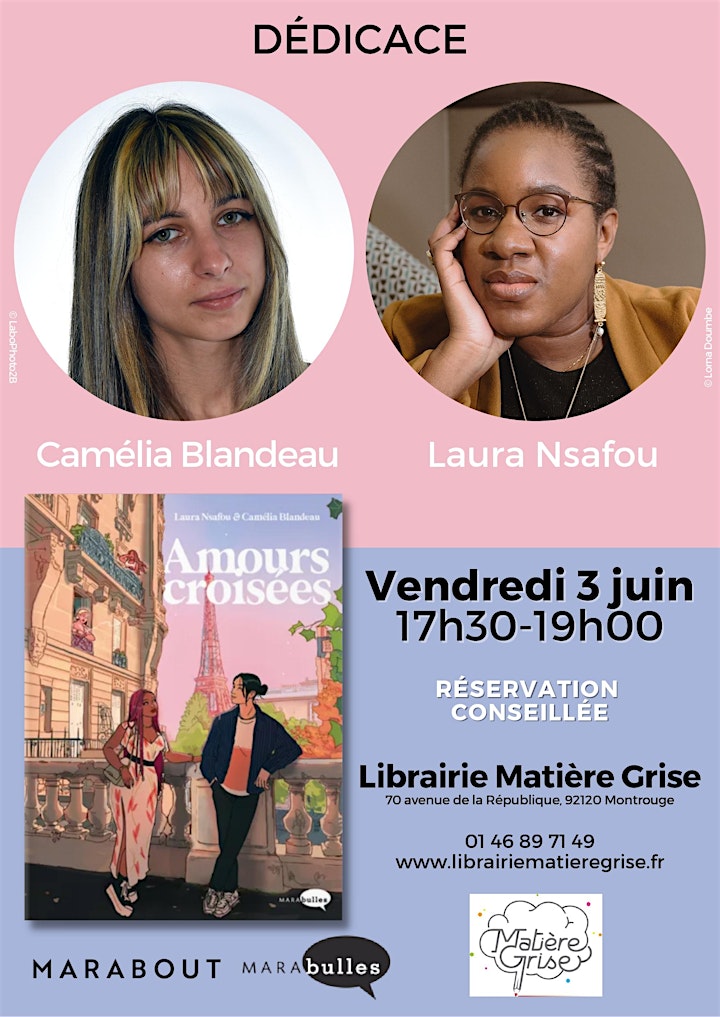 Image pour Dédicace Amours croisées - Laura Nsafou et Camélia Blandeau 
