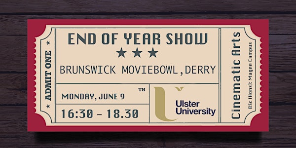 UU Cinematic Arts End of Year Show 2022