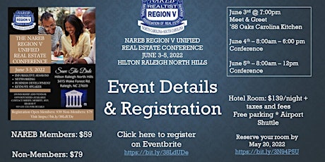 NAREB Region V Unified Real Estate Conference tickets