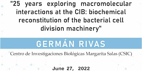 Biochemical reconstitution of the bacterial cell division machinery entradas