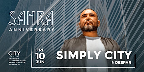 Simply City at City At Night : Sahra Anniversary tickets