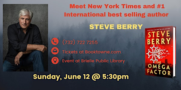 Join BookTowne in Welcoming Author Steve Berry - The Omega Factor