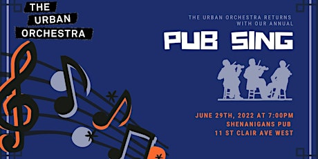 The Urban Orchestra Pub Sing tickets