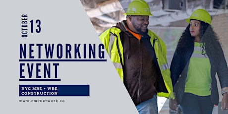 CMC Network MBE + WBE Contractor After Hours Networking Event October 13th