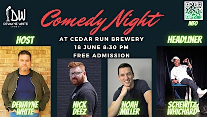 FREE Comedy Showcase at Cedar Run Brewery