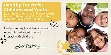 Healthy Touch for Children and Youth (virtual training) tickets
