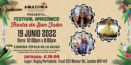 Festival Amazonico  y Fiesta de San Juan 2022 boletos