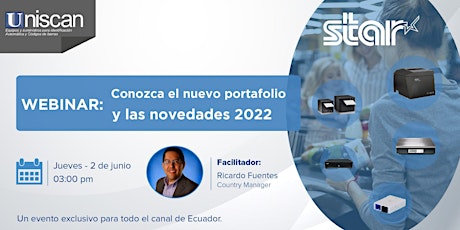 Immagine principale di Webinar Star: Conozca el nuevo portafolio y novedades 2022. 