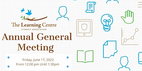 Learning Centre Literacy Association Annual General Meeting tickets