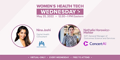 Women's Health Tech Wednesdays | Concert AI tickets