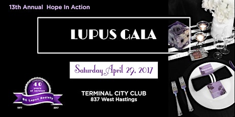 Lupus Gala 2017 Hope in Action primary image