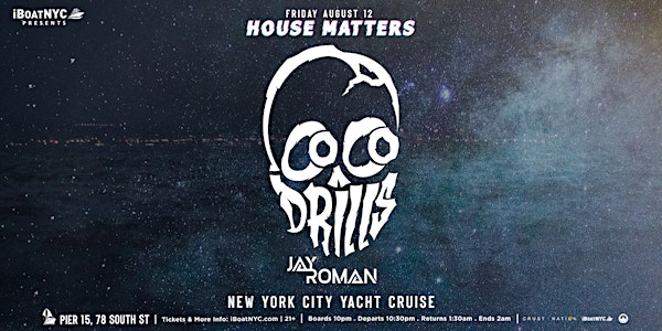 House Matters: COCODRILLS Yacht Party NYC