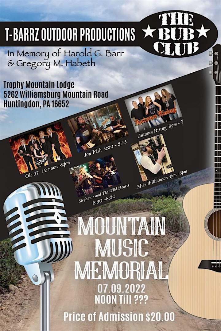 Mountain Music Memorial in memory of Harold Barr & Gregory Habeth image