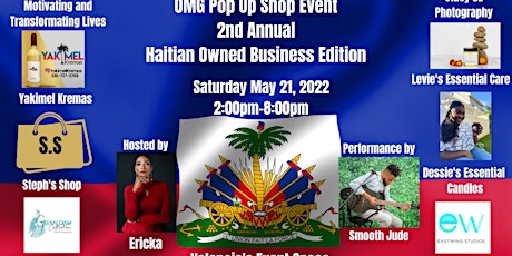 OMG Pop Up Shop Event Haitian Owned Business Edition tickets