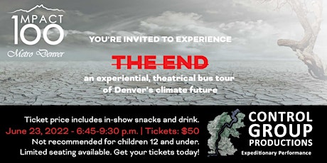 The End:  An experiential theatrical bus tour of Denver’s climate future
