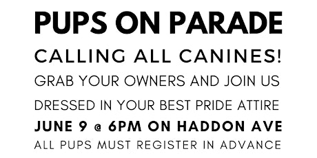 PRIDE Pups on Parade - HT PRIDE 2022 tickets